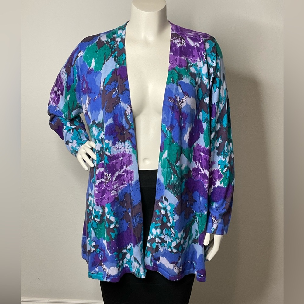 Isaac Mizrahi Live Open Front Cardigan sz 2X NWOT